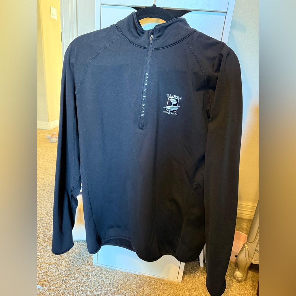 Pebble Beach US Open Black Quarter-Zip Pullover